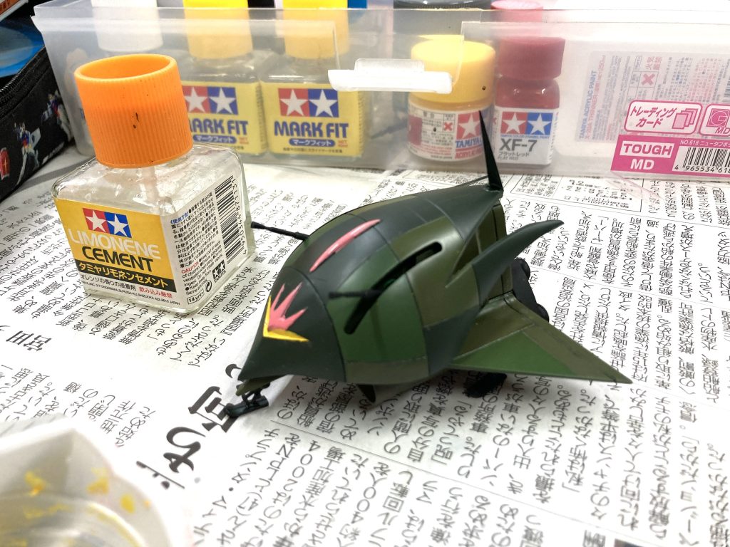 3種の緑を塗装！