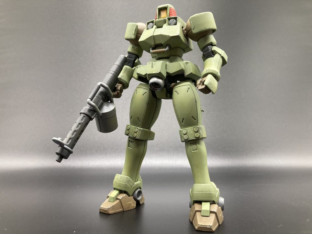 通常版(ドラムガン装備)設定よりも明るめの配色でやや汚しています。