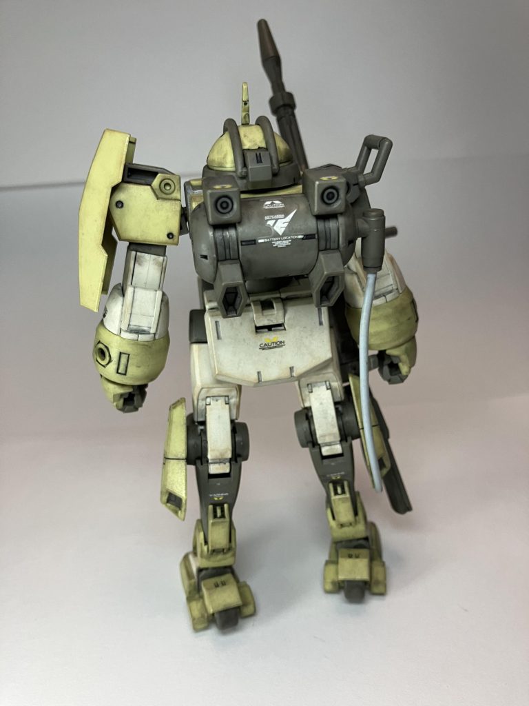 汚しも、ウォッシングしてからウェザリングマスターをゴシゴシしただけの時短作製です。