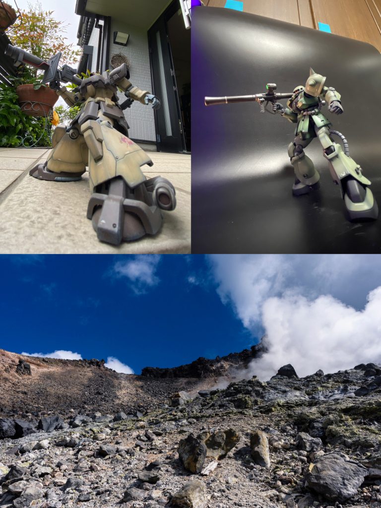 デジラマのバックヤード。素材を揃えて…。