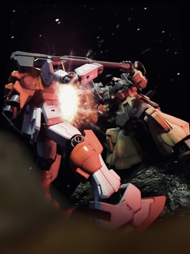 しつこくアレン中尉の戦死シーンです。初めて見た時はかなり衝撃的でした。ミンチとかエグいスね😱