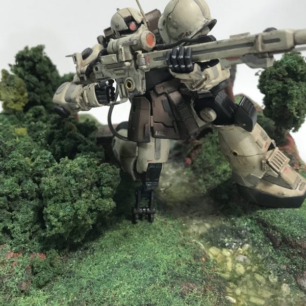 HGザクIスナイパータイプ&ジオラマ