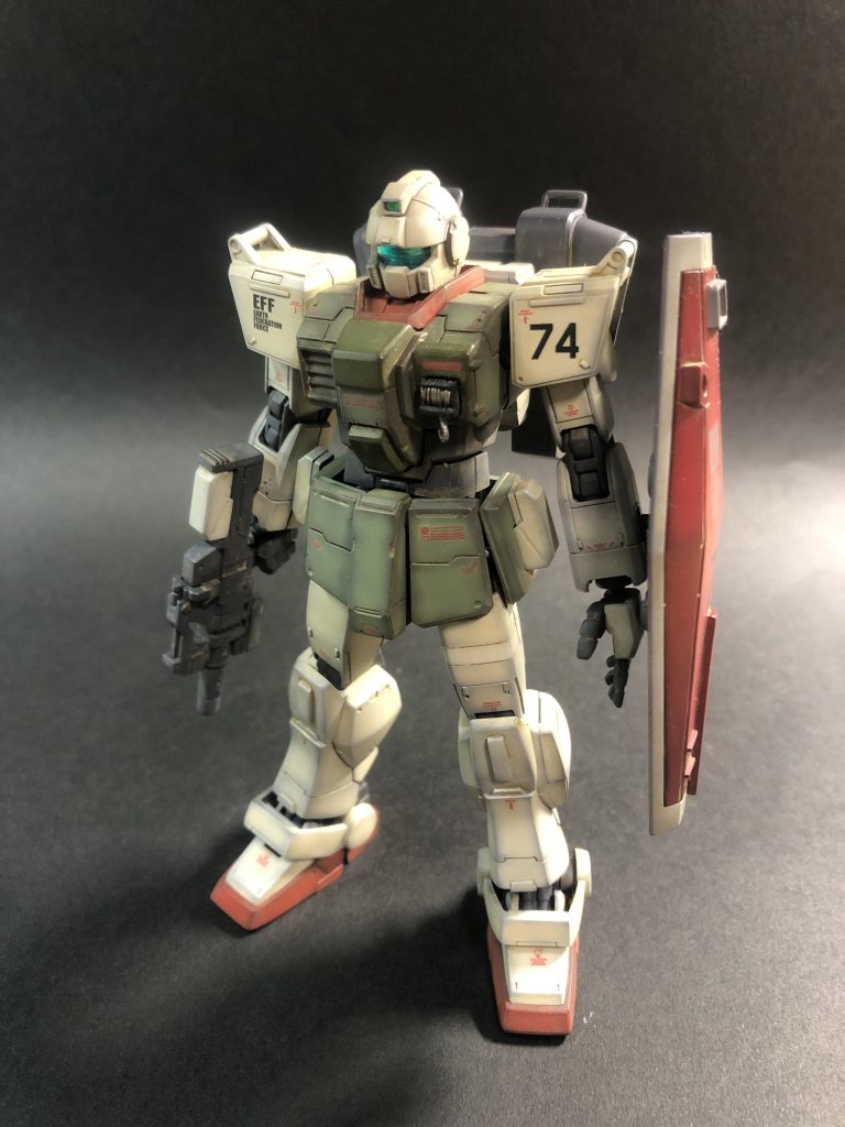 HG陸戦型ジム–3枚目/制作者：アラ