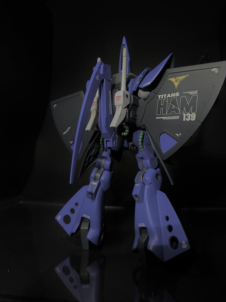 バックショット。こちらも羽に派手なマーキング。