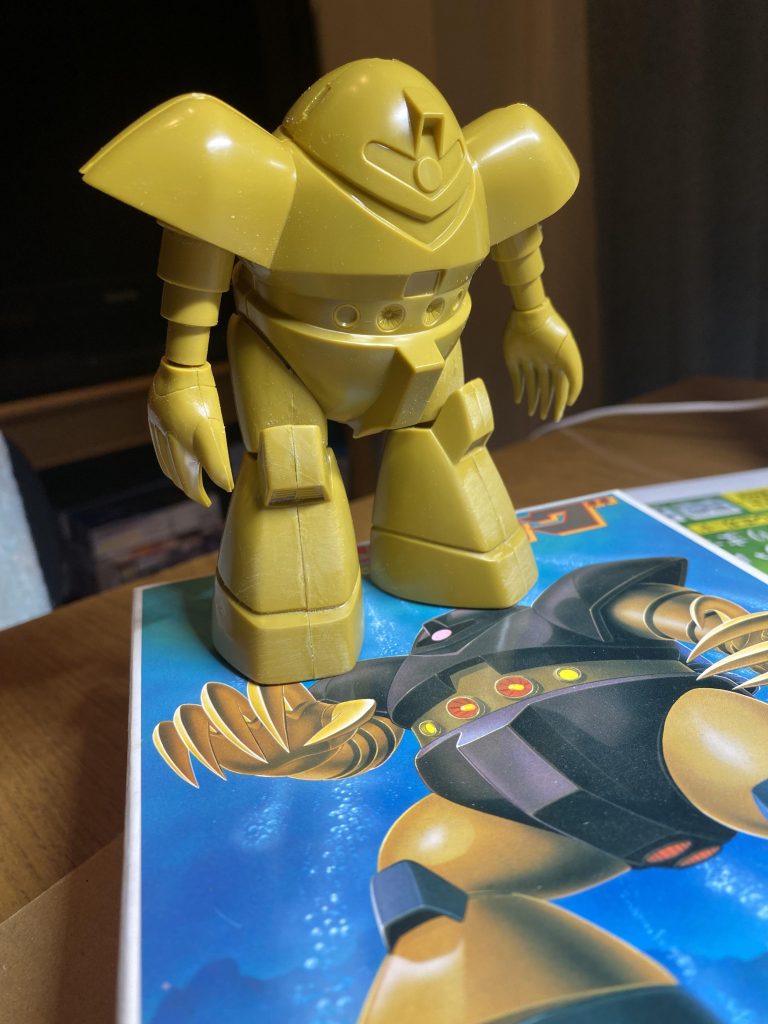 仮組はこんな感じでした。