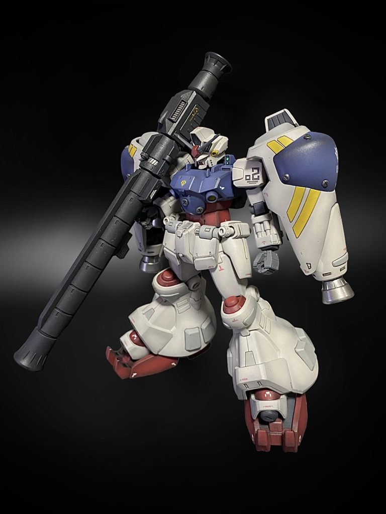 素立ちで威圧感があって、ガンダムタイプの中では一番好きな機体です。