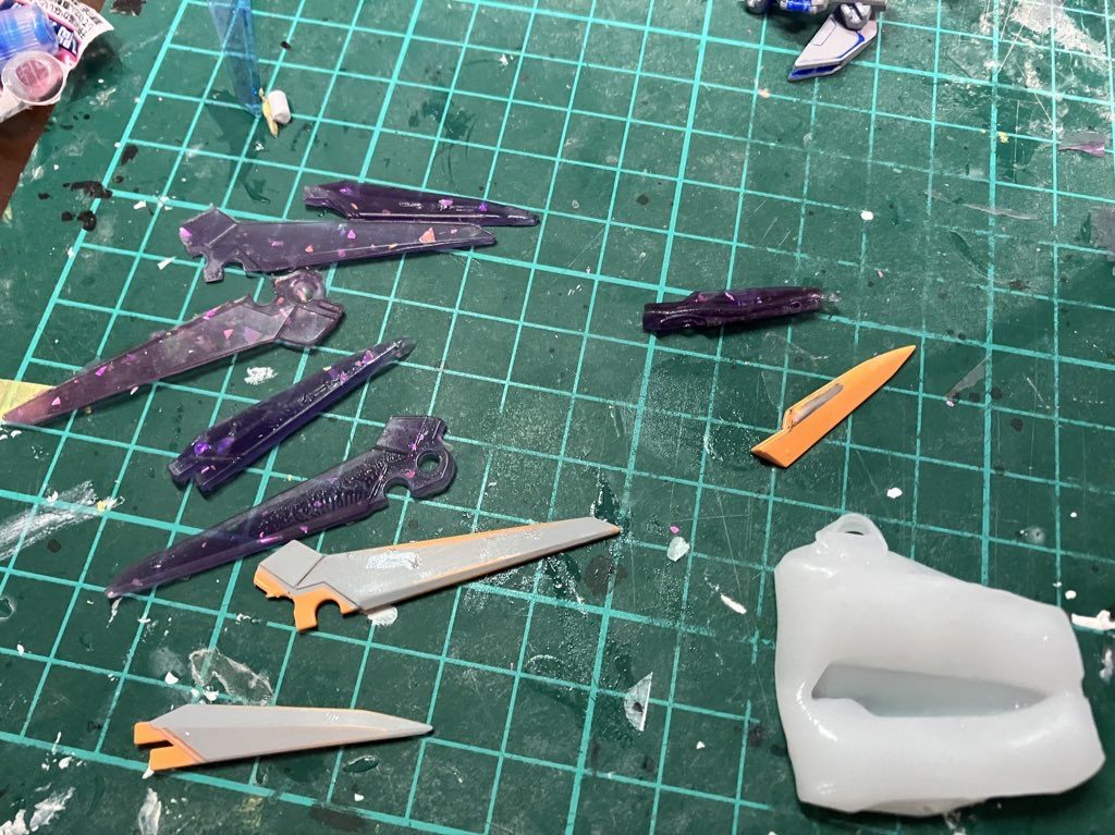 初レジン無事成功!