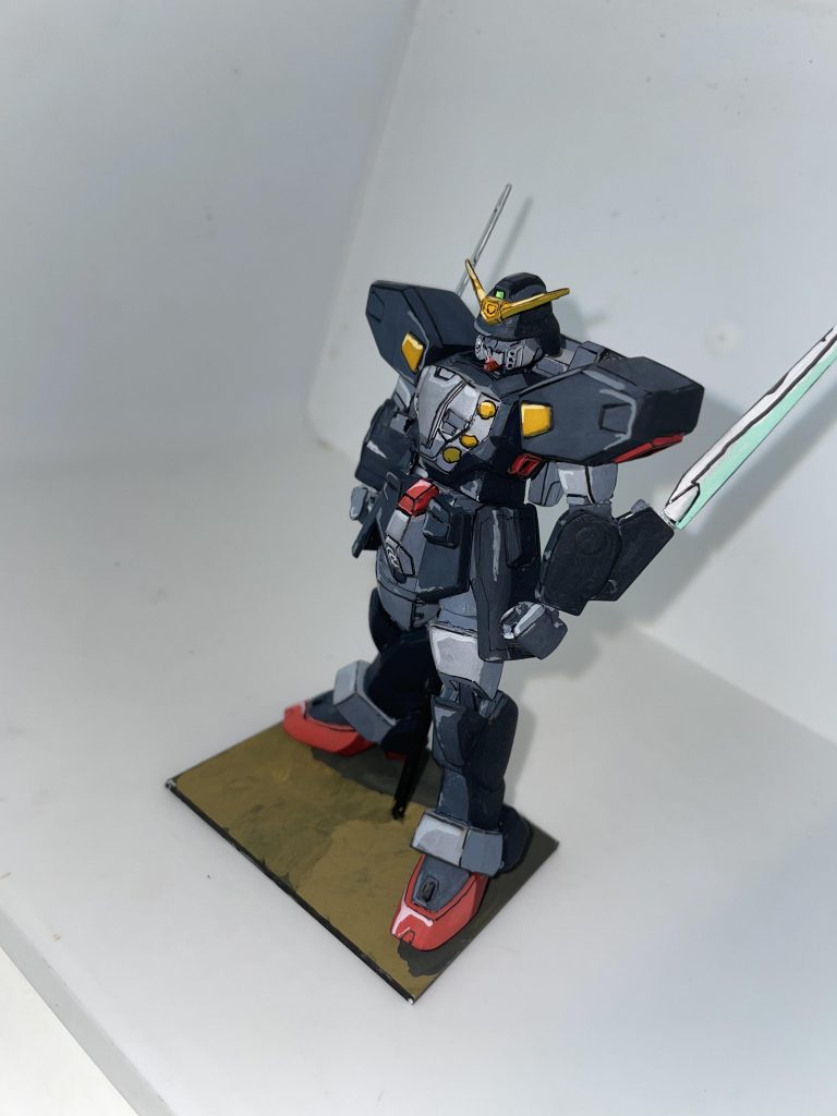 斜め上から。制作ストーリーに制作の流れは書いています。ブログで詳細は順次公開しています。ガジェットとホビーのブログ