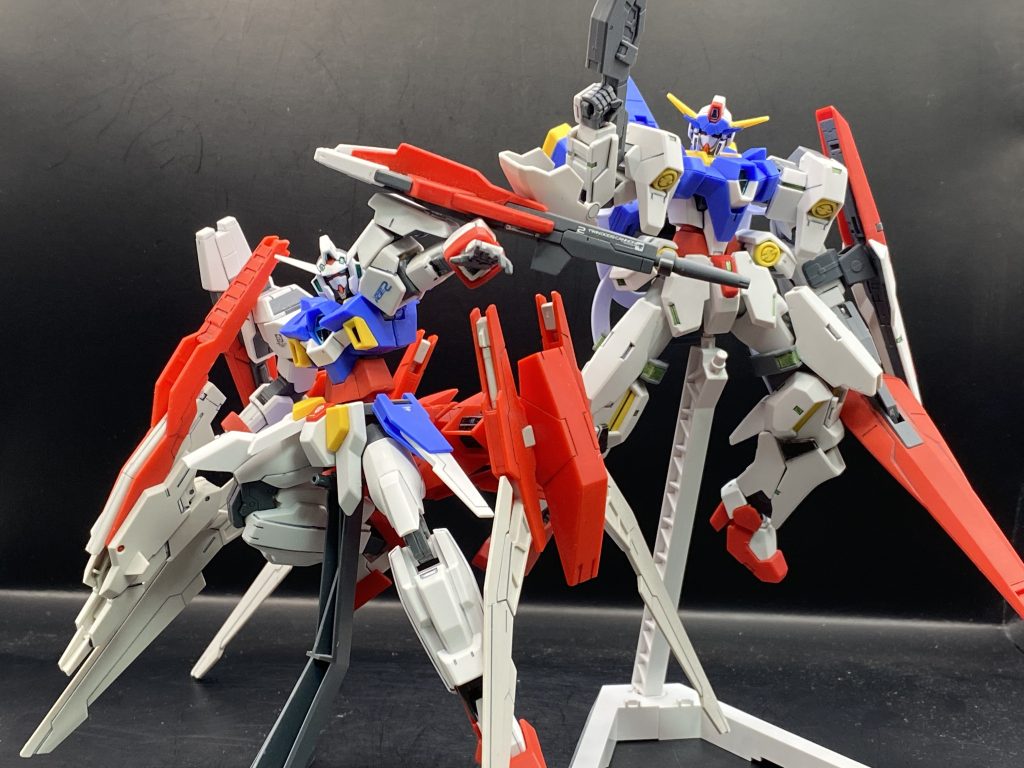 ダブルバレットストライダーと一緒にポーズAGE-1も何かミキシングで作りたいですね。