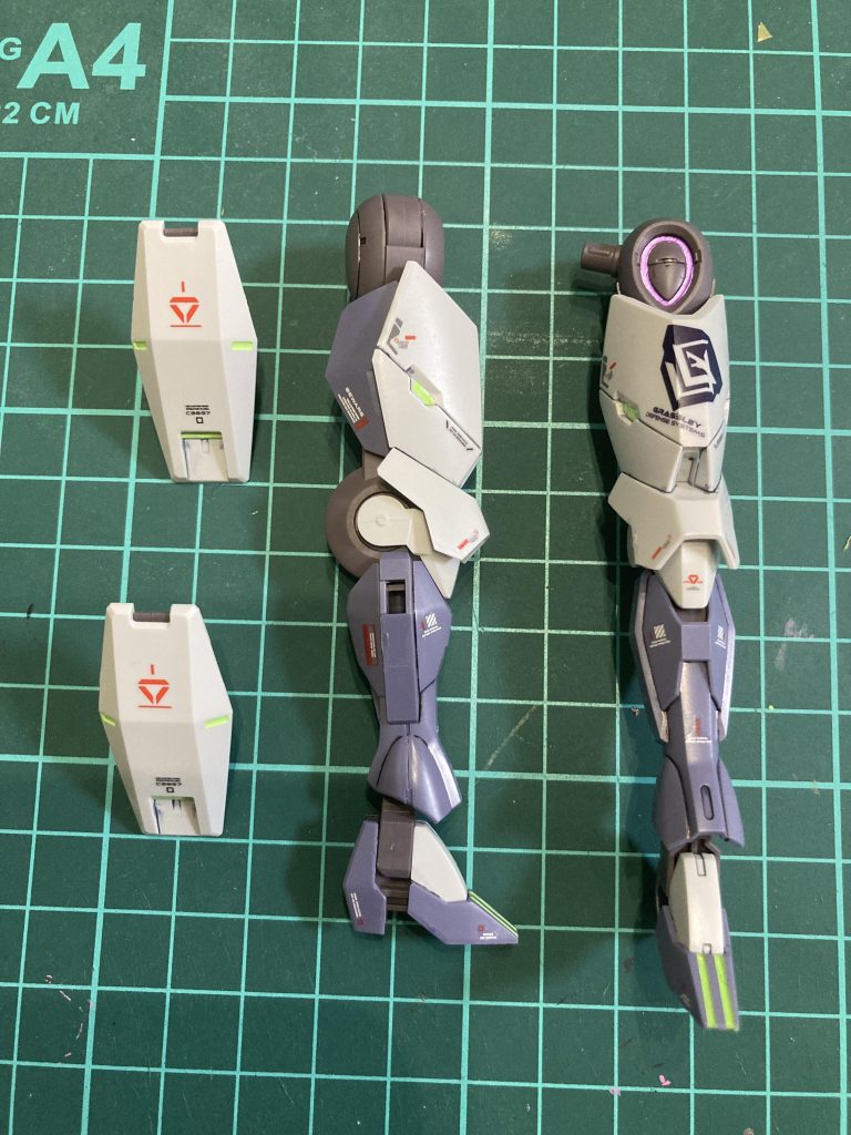 使用デカール・水星の魔女用②→ミカエリス以外の機体用デカールもありましたが他の機体を作る予定もないので遠慮なく矛盾が出ない程度に貼りました。・RG hi-ν用・ハイキューパーツコーションデカール→これは本当に汎用性が高いですね。