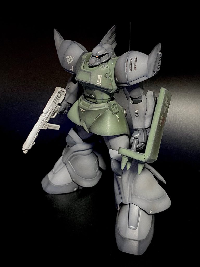 腹部で2㎜程度延長した以外はほぼストレートに組んでいます。