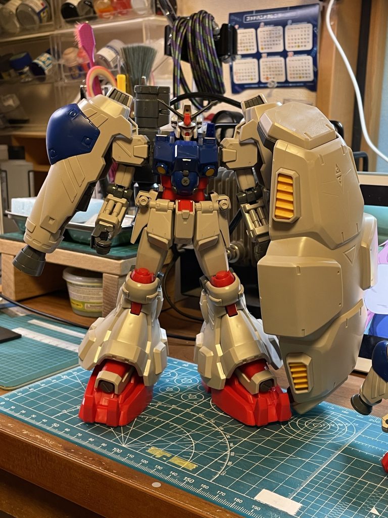 ここからは制作工程まずはぱち組完了の図