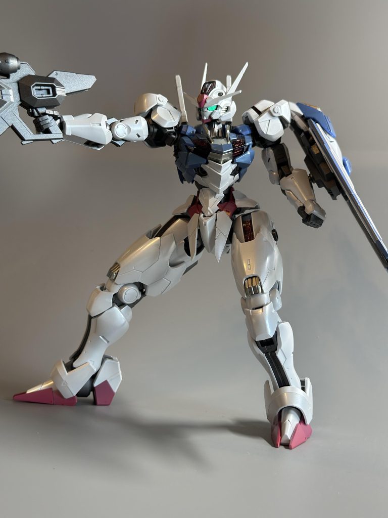 フルメカニクスエアリアル全塗装／ランナー塗装／チタニウムフィニッシュ風–5枚目/制作者：KOH