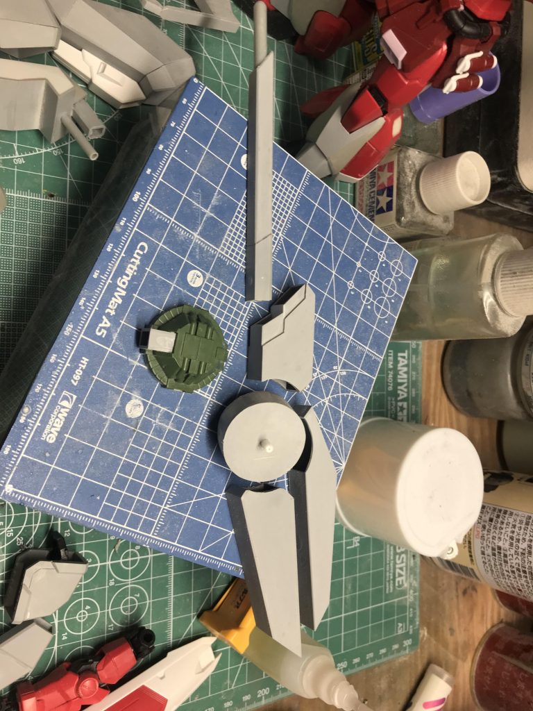 ビームキャノンのパーツ分けです。