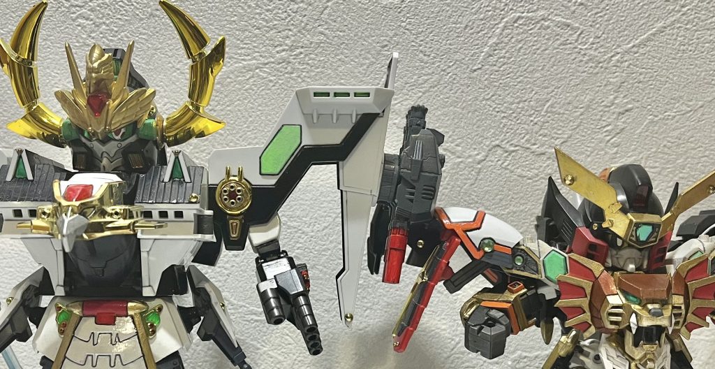 牙王凱牙亜より頭一つ大きく仕上げてます。