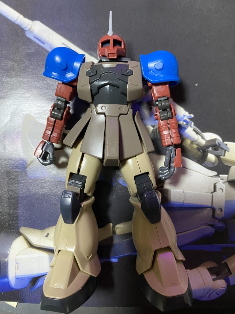 塗装前の仮組の様子どの様なパーツが使われてるか一目で