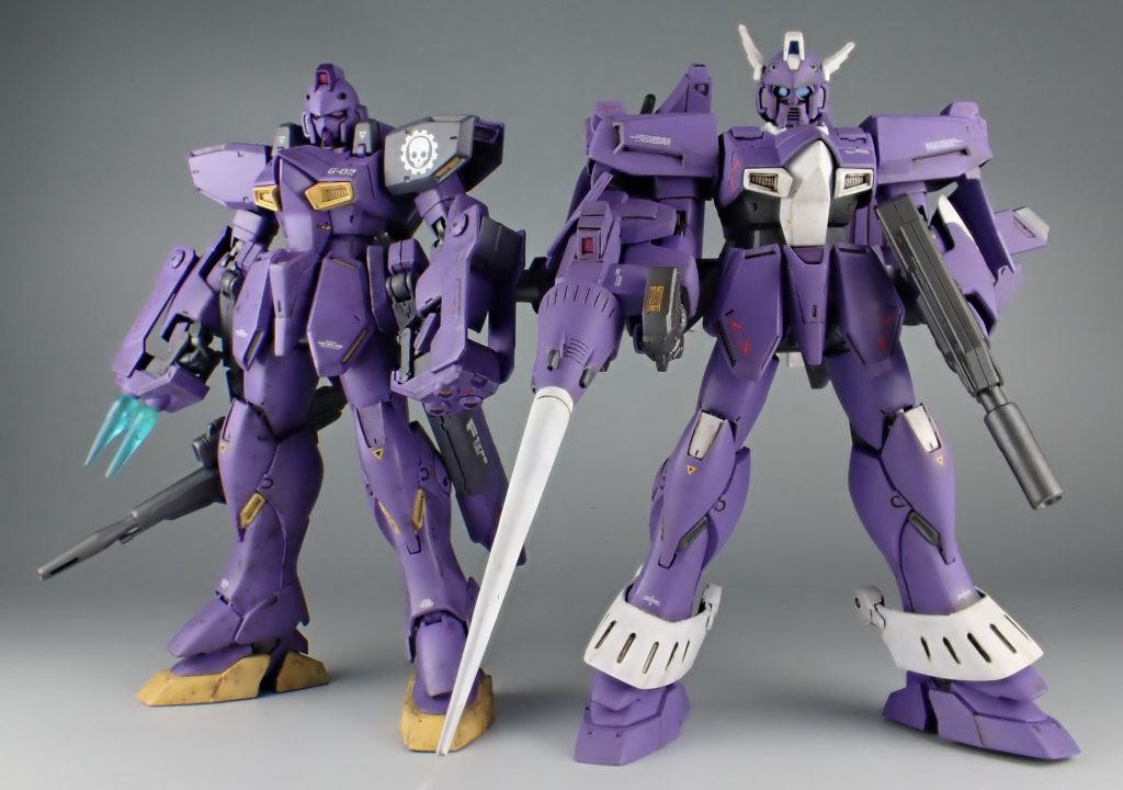 ガンイージ2号機Fタイプと。https://gumpla.jp/other/952182クロスボーン仕様のガンイージ、もっと増やします。