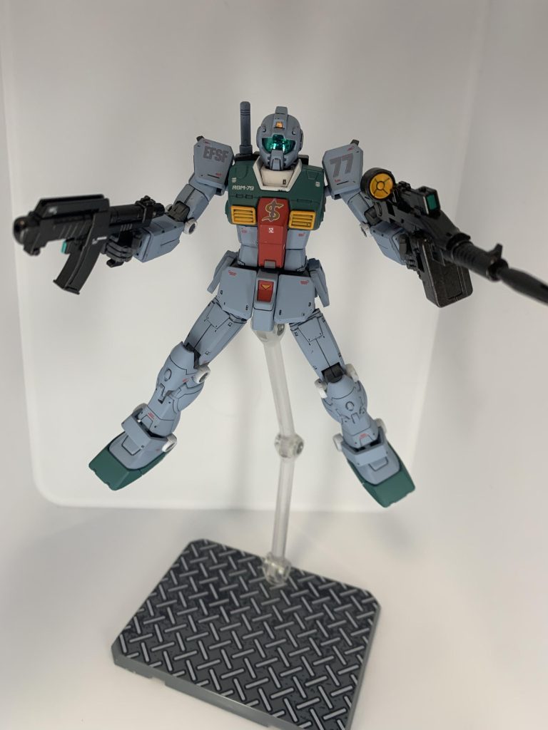 HGジム（スレッガー搭乗機）–4枚目/制作者：モフモフゴロー