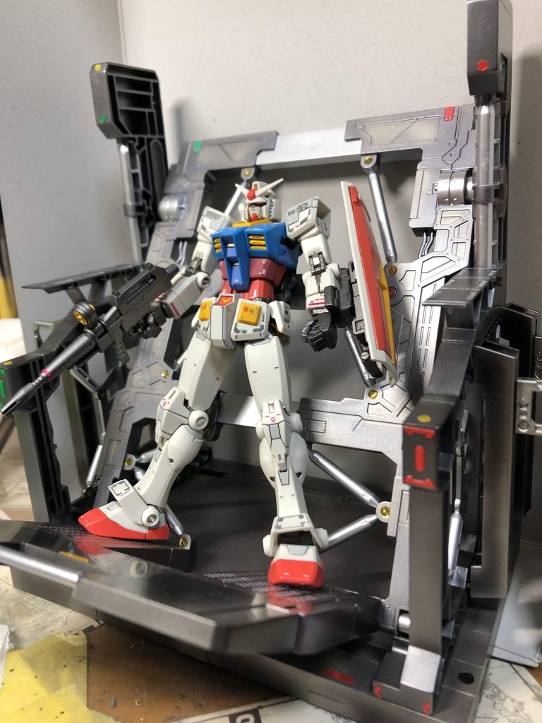 バックレストを1番倒した状態。角度は約45°まで倒れます。