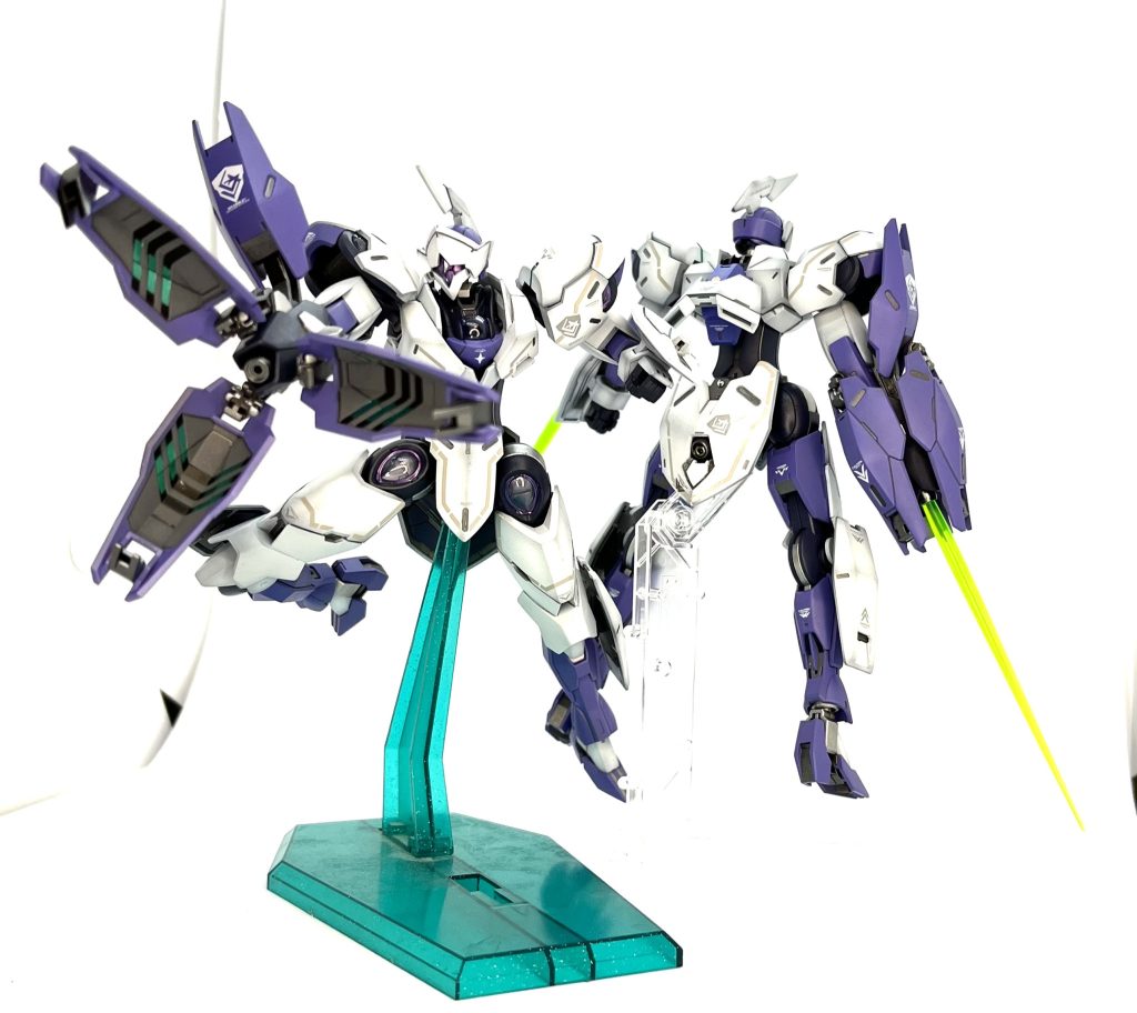 HG 蛍光で光る様に ミカエリス2機同時作成–2枚目/制作者:96模型店@店長ぐらむ