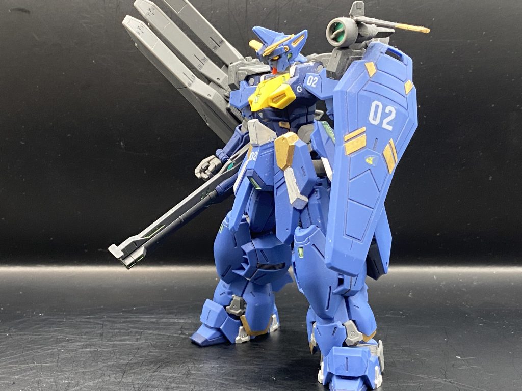 HGAC ガンダムジェミナス02 陸戦重装ユニット–2枚目/制作者：萌木原あるく