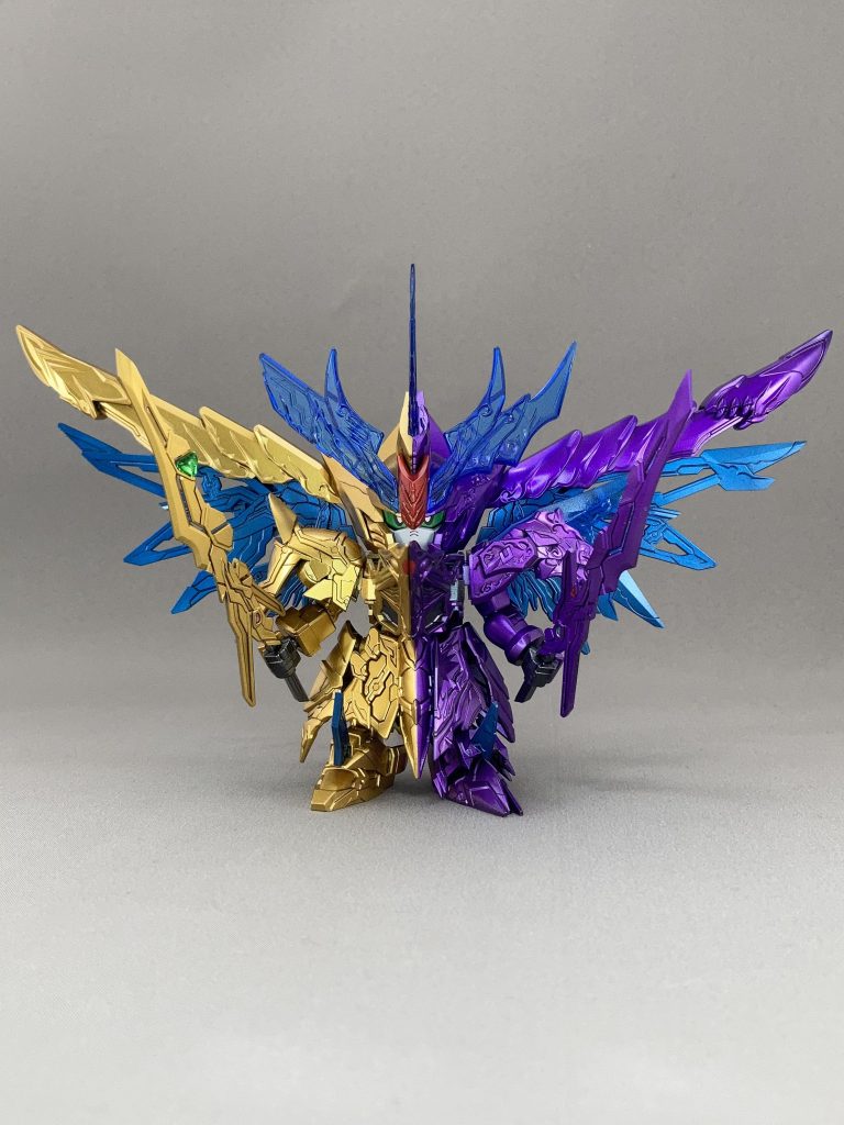 ・シャイニング・ソードとダークネス・ソードウイングの剣は同じ形なので少し変えてみました。各クリアーパーツはラピーテープとUVレジンです。