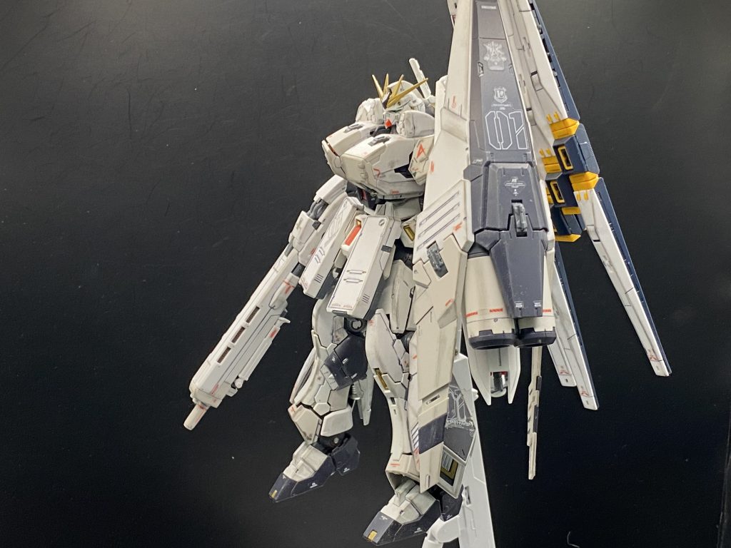 RG νガンダムHWS–2枚目/制作者：萌木原あるく