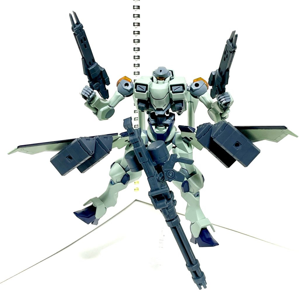 ザウォート・フェザー  大気圏内空対空戦仕様可変MS–7枚目/制作者:リンドウセイ/Jade_Knight