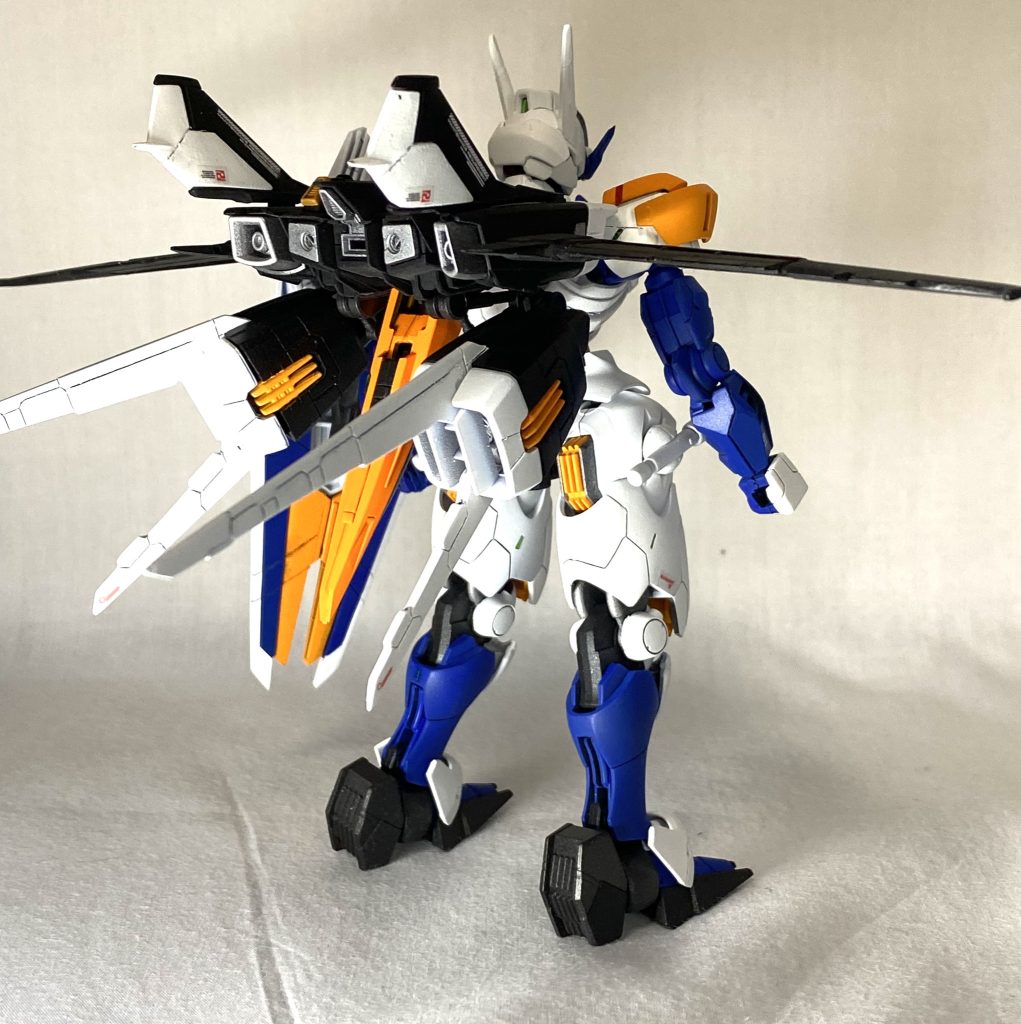 バックパックはRGのビルドストライクガンダム（フルパッケージ）とRGエールストライクガンダムを合わせました