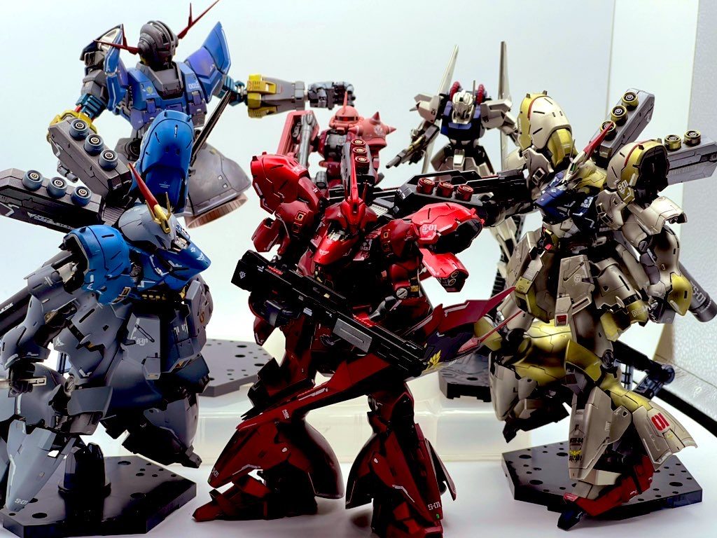 RGサザビー　百式オマージュ–3枚目/制作者：あきぽよ@chipochannel