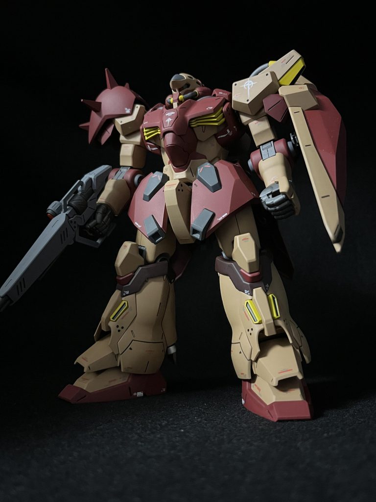 最後に下から煽りパーツ一つ一つが大きく、組み合わせも簡単で、非常に作りやすい機体でした。何より、一目惚れしてやっと作れた機体、最高ですね!ただその大きさ故に、ベタ塗りとは言え塗装は中々大変でした…。プレバン追加購入分と合わせて残り6機!オリジナルカラーにしたり、武装を変えたり、頑張って作ります!ヽ(´▽`)/ここまでご覧いただき、ありがとうございました。イイねやコメント等いただけると嬉しいです!ヽ(´▽`)/