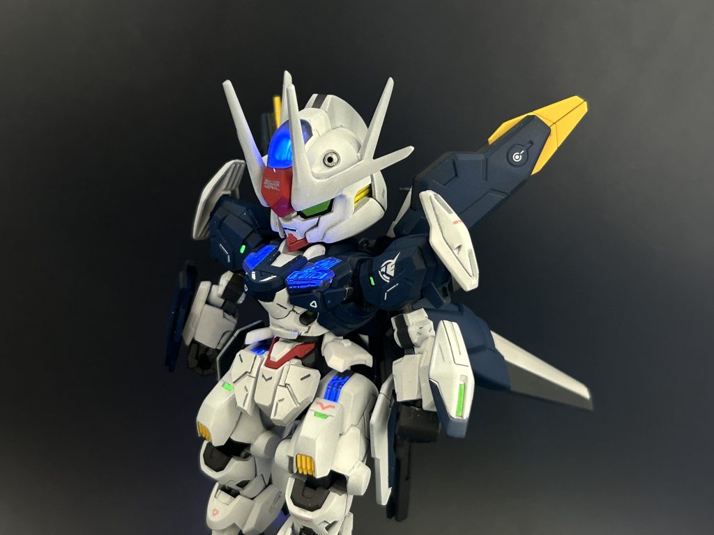 ちなみに、ガンビットは短縮加工してない為、シールドにするとデカ過ぎるのでビットオンフォームが基本形態としてます。