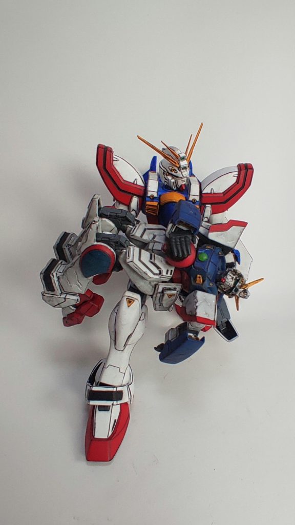 抱き上げてるイメージです。ゴッドの関節は弄っていないので無理やりですww