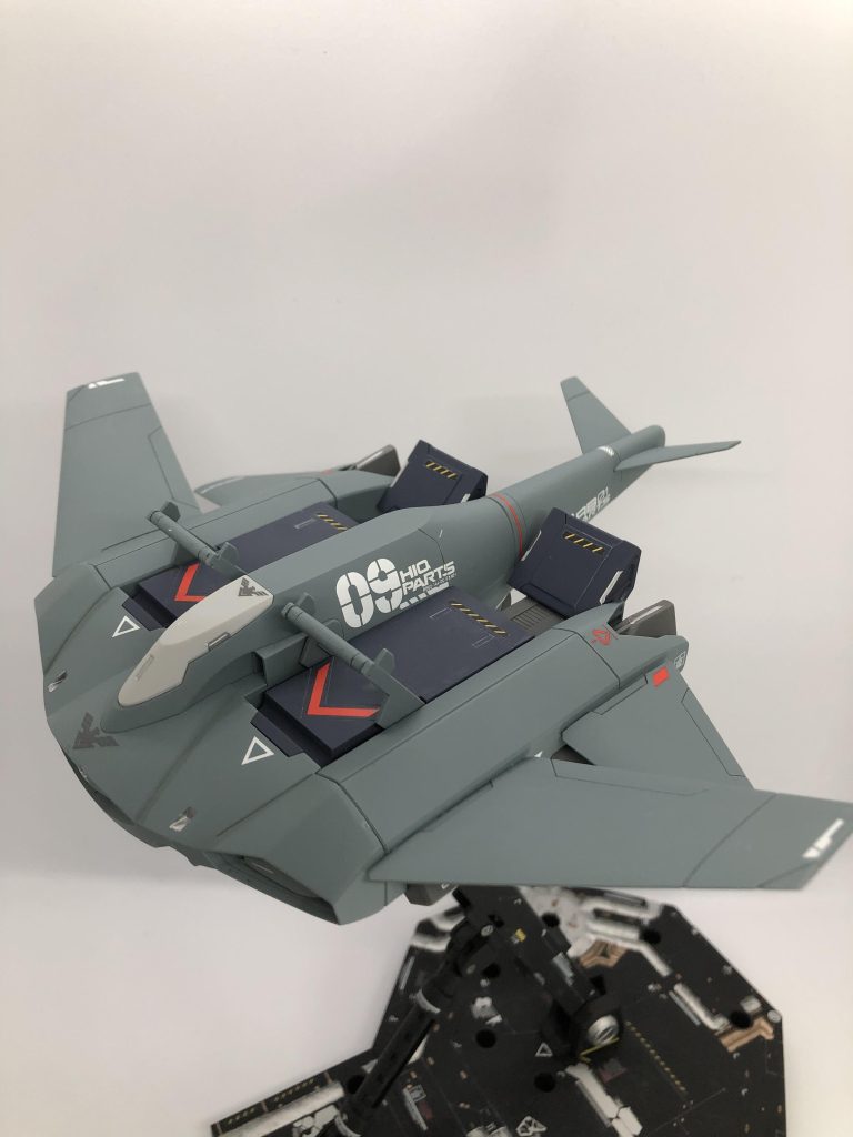 ディックバランのフラッシュ無しverです。お気に入りはHIQ.PARTSのデカールです。なんだかんだ貼ってみるとしっくり来るフォントなんですよね。ロゴなのでデカール1枚に付き1枚しか手に入らない希少部位ですが。