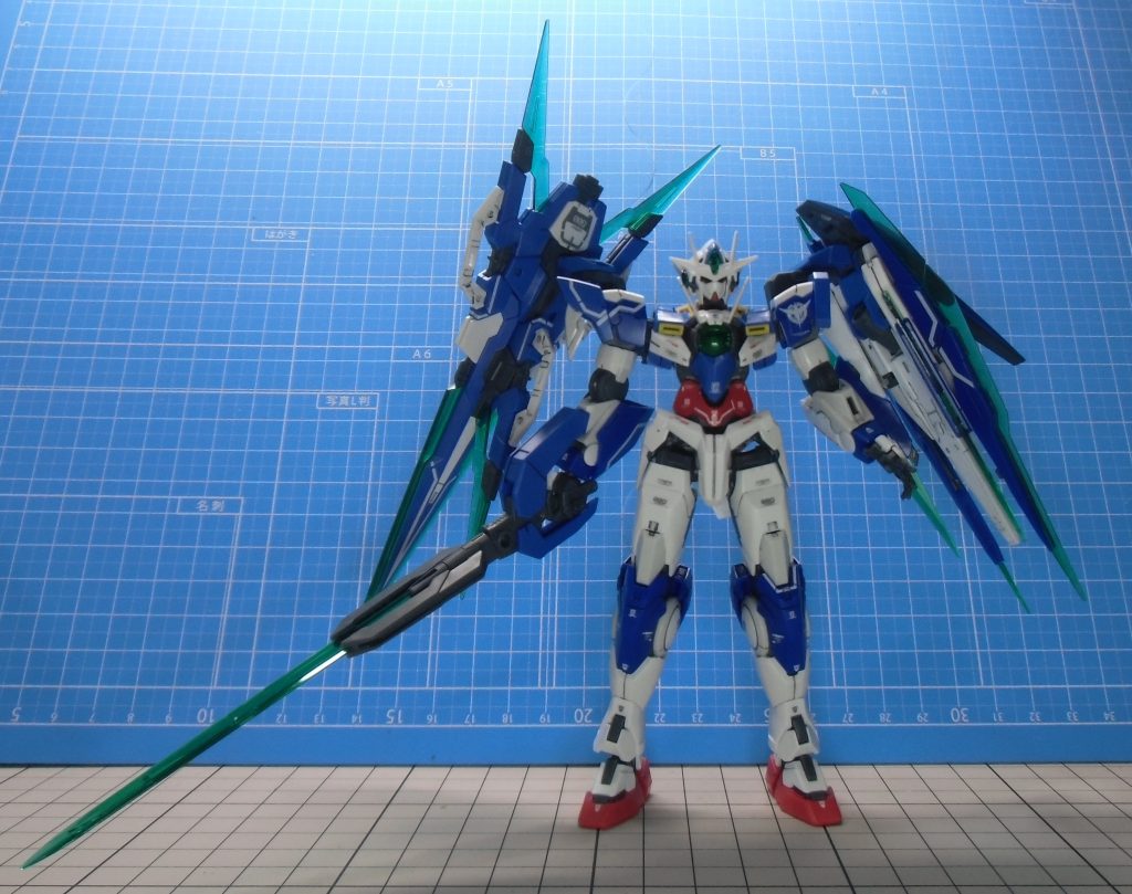 RG　クアンタ　素組–3枚目/制作者：mike-neko