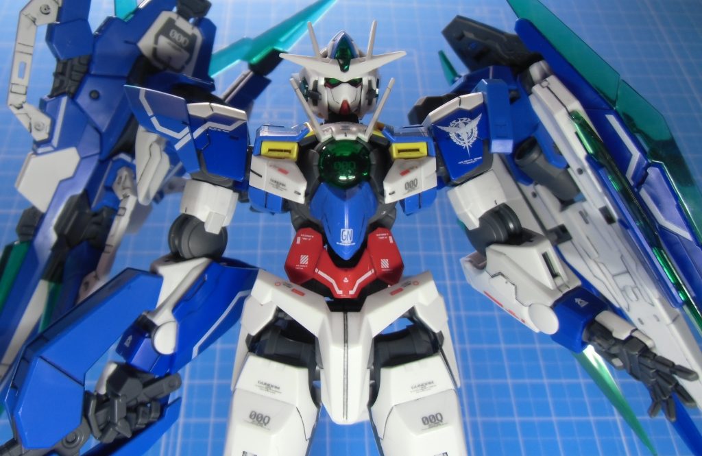 RG　クアンタ　素組–2枚目/制作者：mike-neko