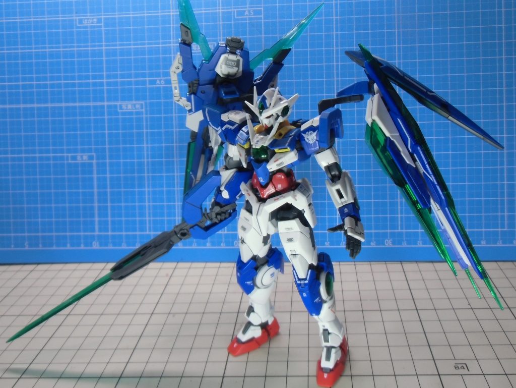 RG　クアンタ　素組–4枚目/制作者：mike-neko