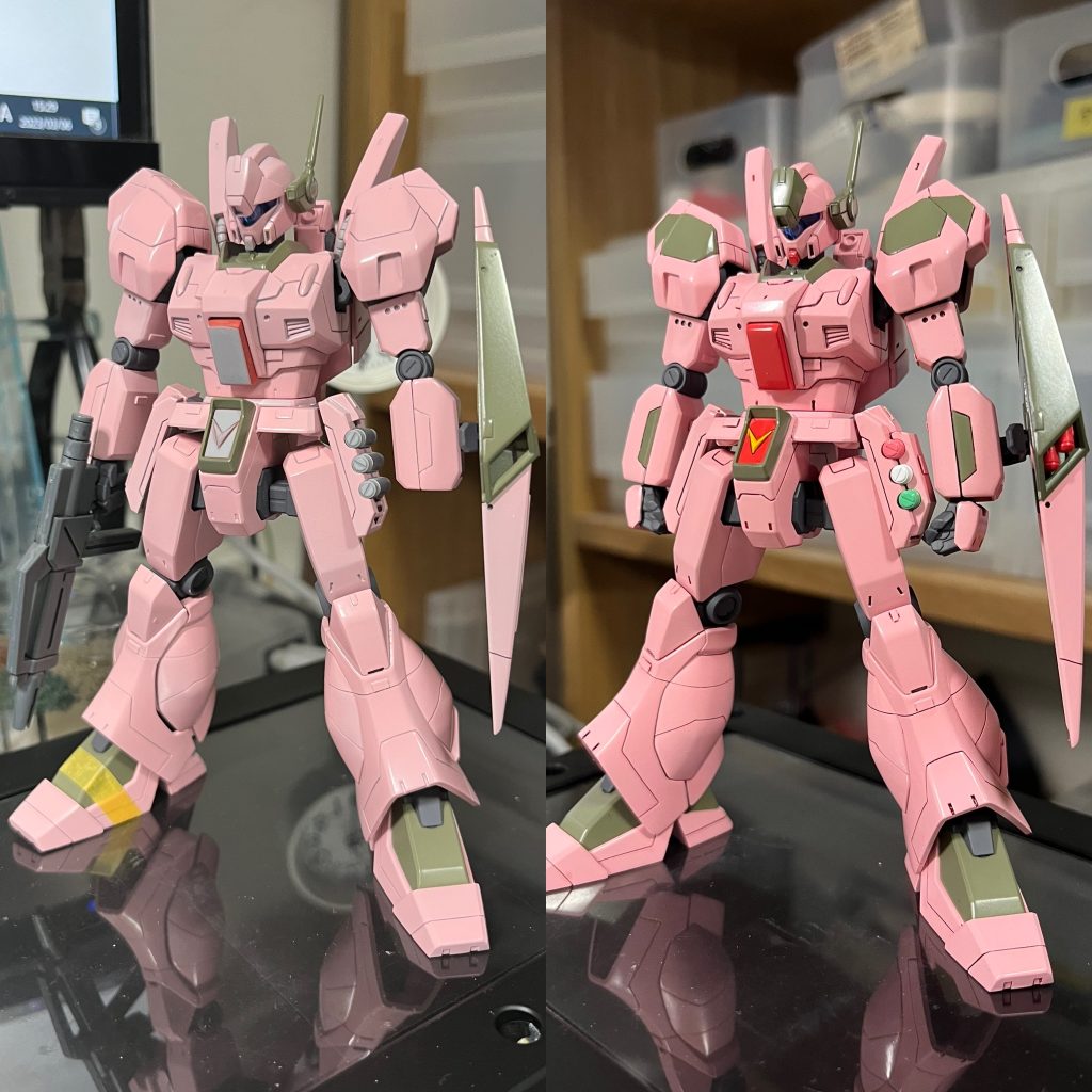 カラーサフ → 本塗装