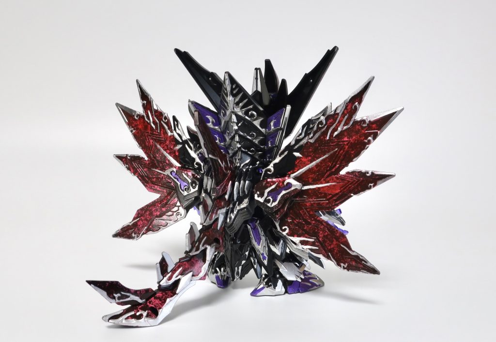 赤色はラップ塗装で、初めてならまあこんなものかな