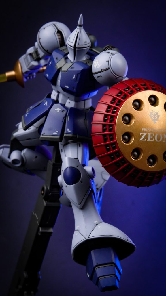 HGギャンを筆塗り部分塗装仕上げで作りました🐘–6枚目/制作者：@praZo001