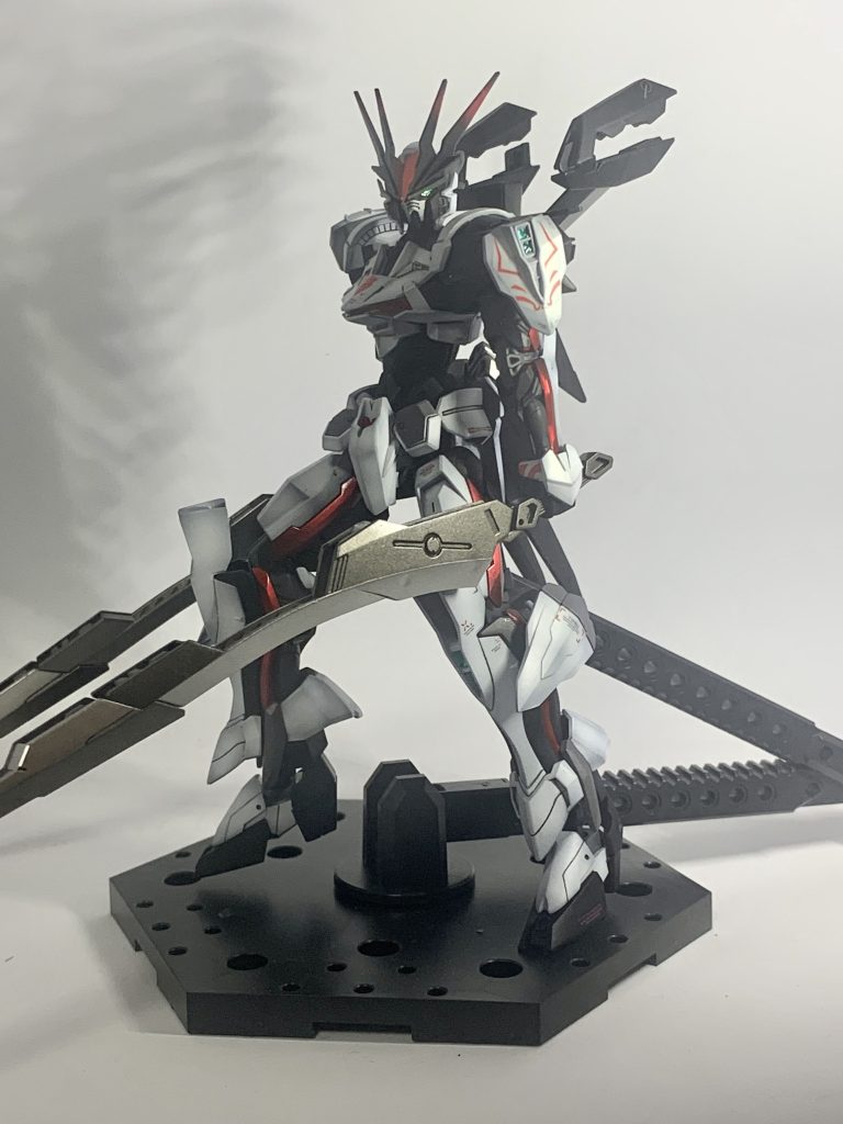 スタイリッシュな機体に長物の武器が似合うと思います！変に弄らず基本工作を行いました。