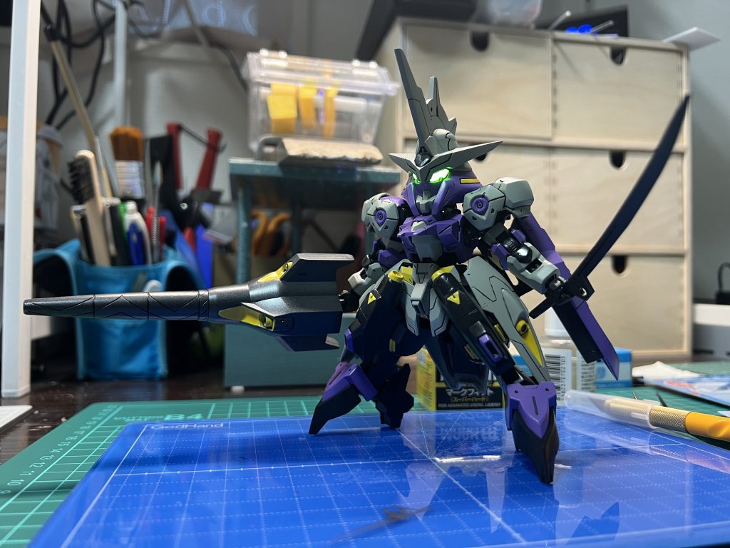 基本塗装とスミ入れが終わった状態ですこの後デカール貼ります