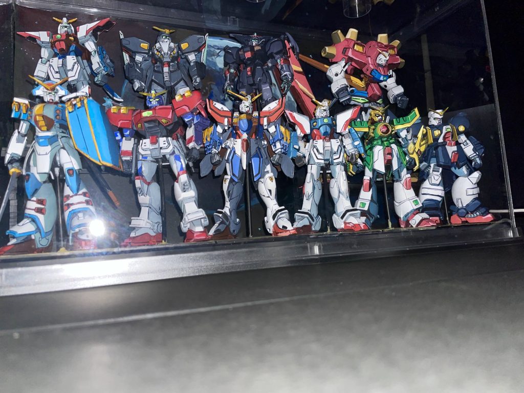 背景もケース貼り付けなのであまり色々な角度では写真が撮れないですw。