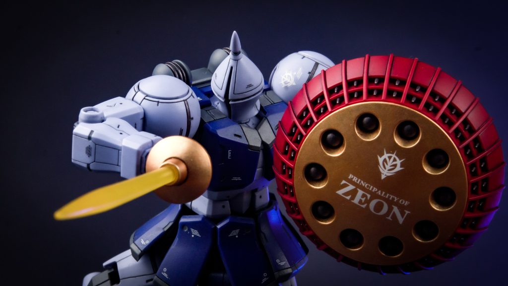 HGギャンを筆塗り部分塗装仕上げで作りました🐘–5枚目/制作者：@praZo001