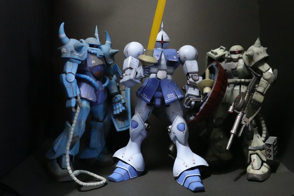 origin版ガンダムでのギャン登場シーンのつもり。