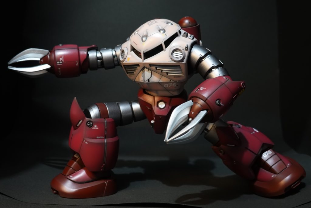 ジムは居ませんが、定番のシーンです。