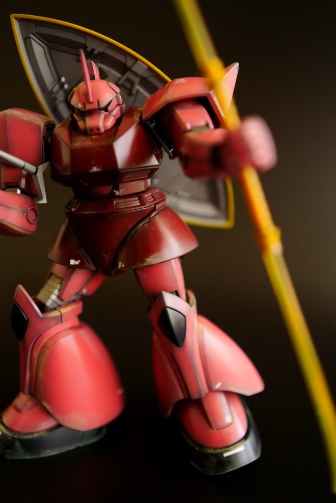 脚部の汚しはまずまずか