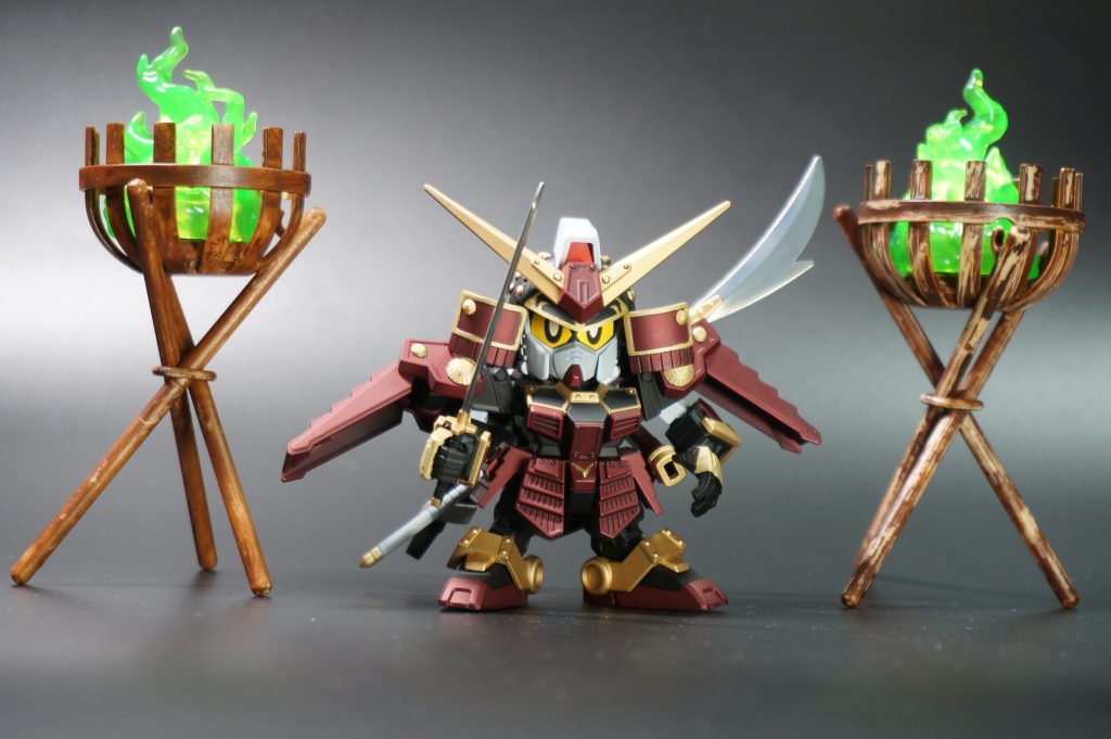 松明もSD、ガチャなんですが、運良く同じ色が出ました。