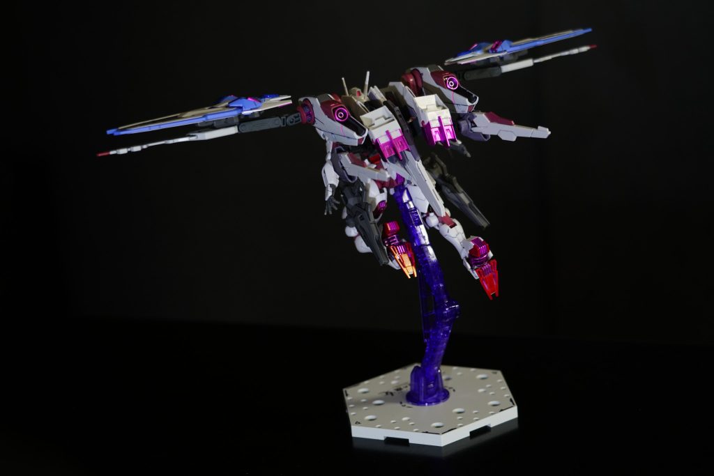 ガンプラバトルアームズとミラソウル社制フライトユニットをルブリスのバックパックに取付