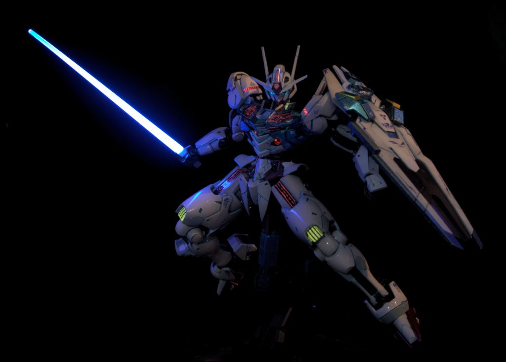 (蛍光)HG ガンダム エアリアル–5枚目/制作者:@akiatom